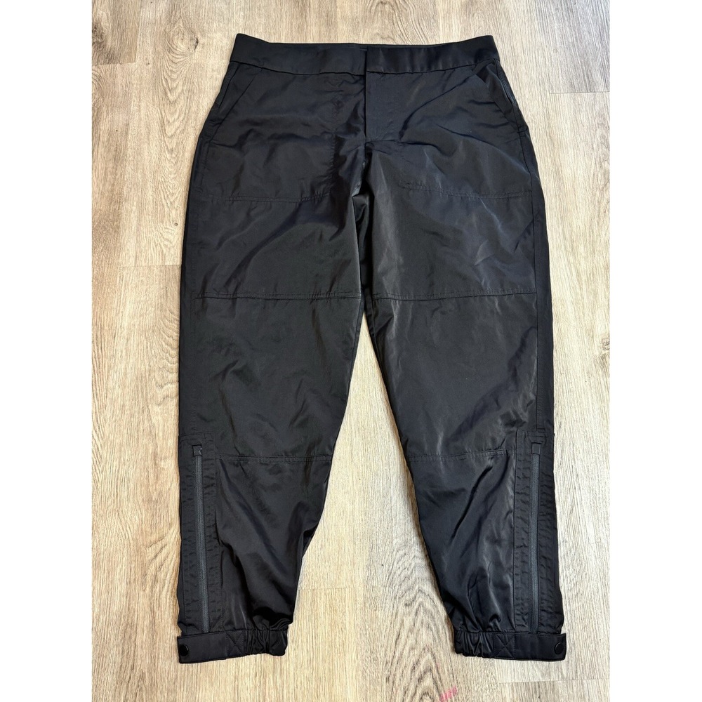Athleta Radiant Jogger Women's Size 14 Black Five Pocket Joggers Zipped Ankle